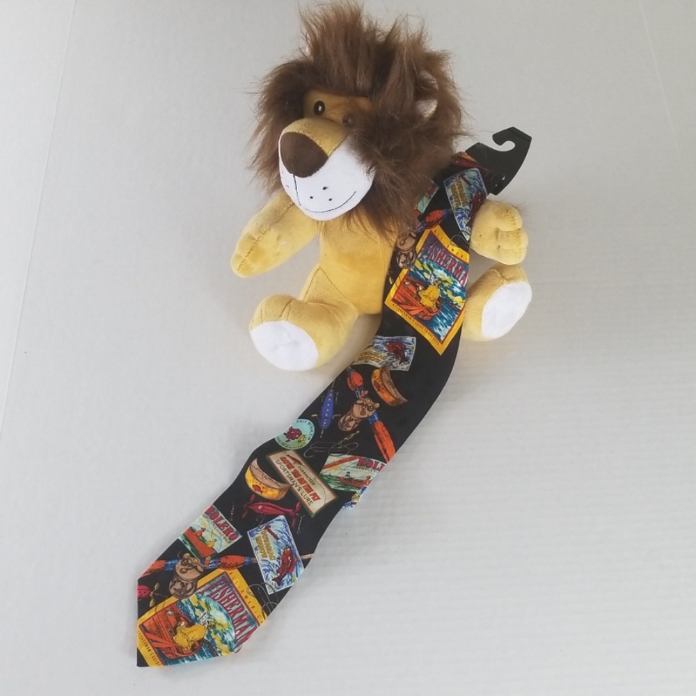 Rosetti Fishermen Themed 100% Silk Tie